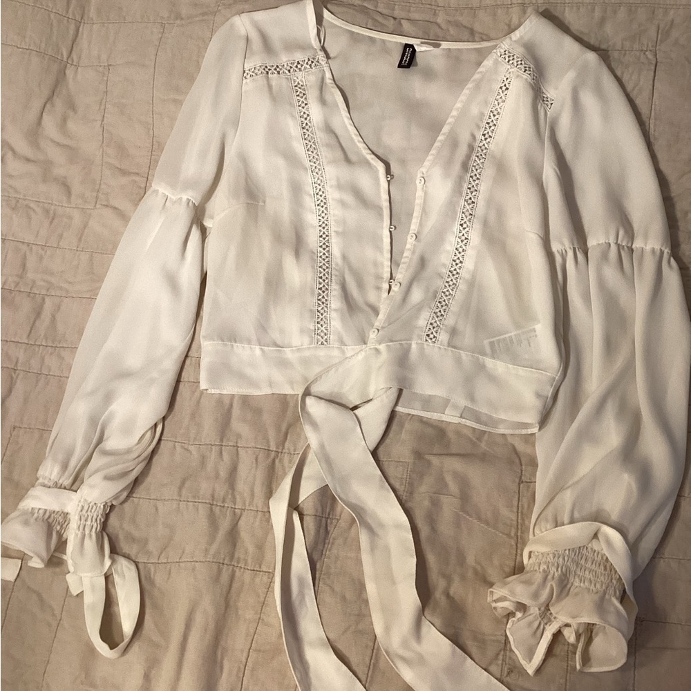 Wrap Peasant Blouse